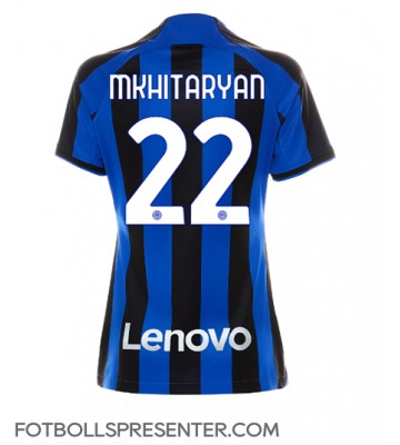 Inter Milan Henrikh Mkhitaryan #22 Hemma Matchtröja Dam 2022-23 Kortärmad